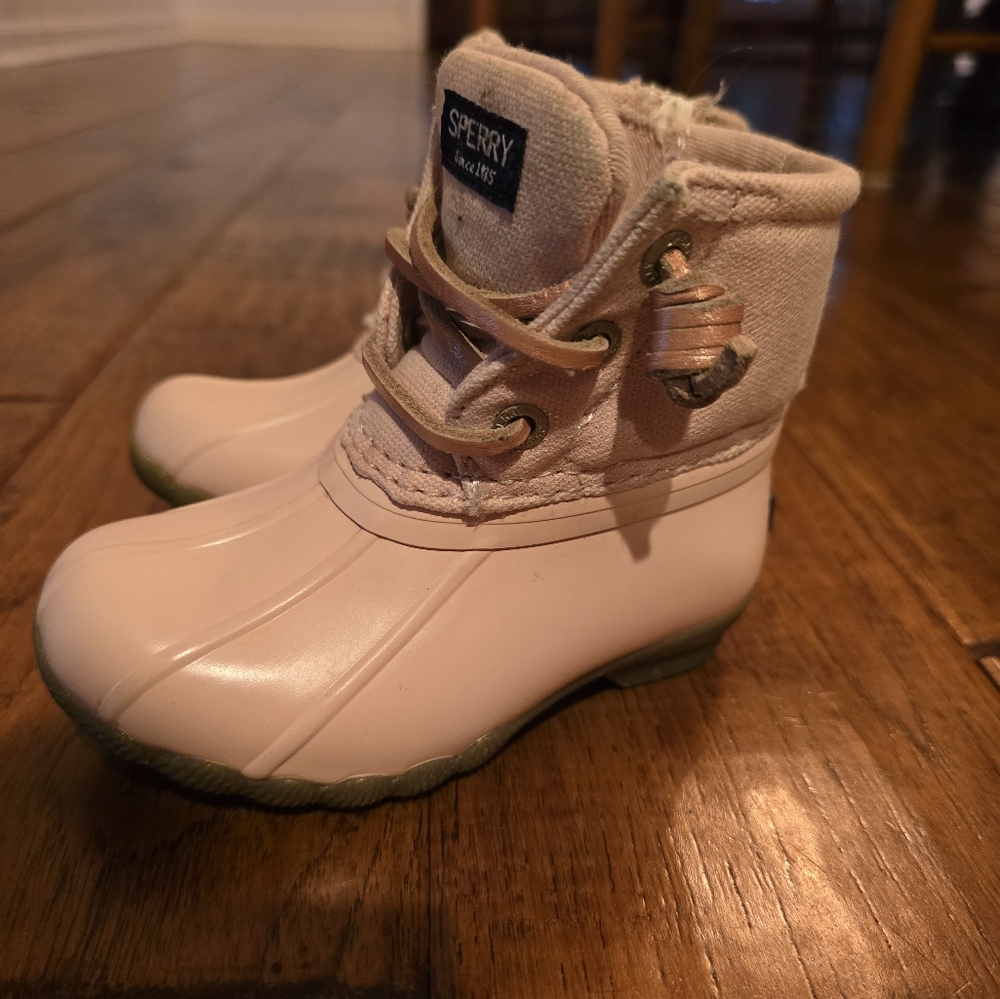 Sperry Toddler Pink Duck boots